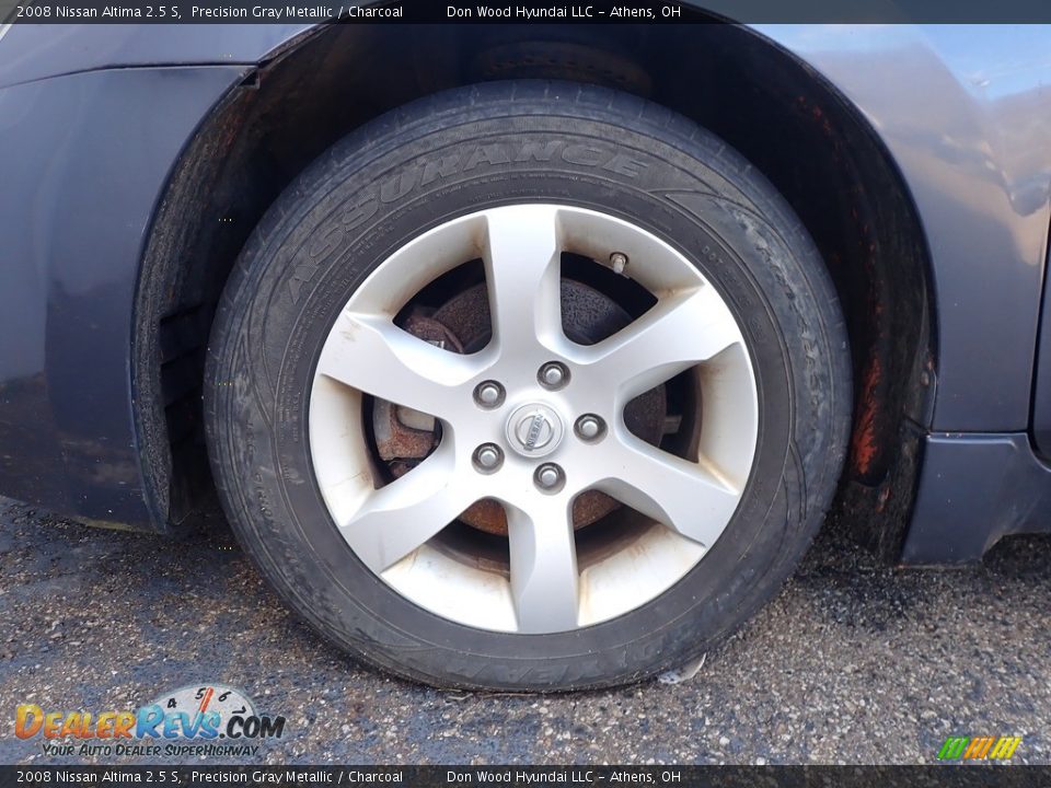 2008 Nissan Altima 2.5 S Precision Gray Metallic / Charcoal Photo #13