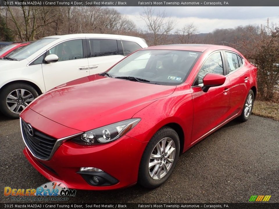 Front 3/4 View of 2015 Mazda MAZDA3 i Grand Touring 4 Door Photo #1