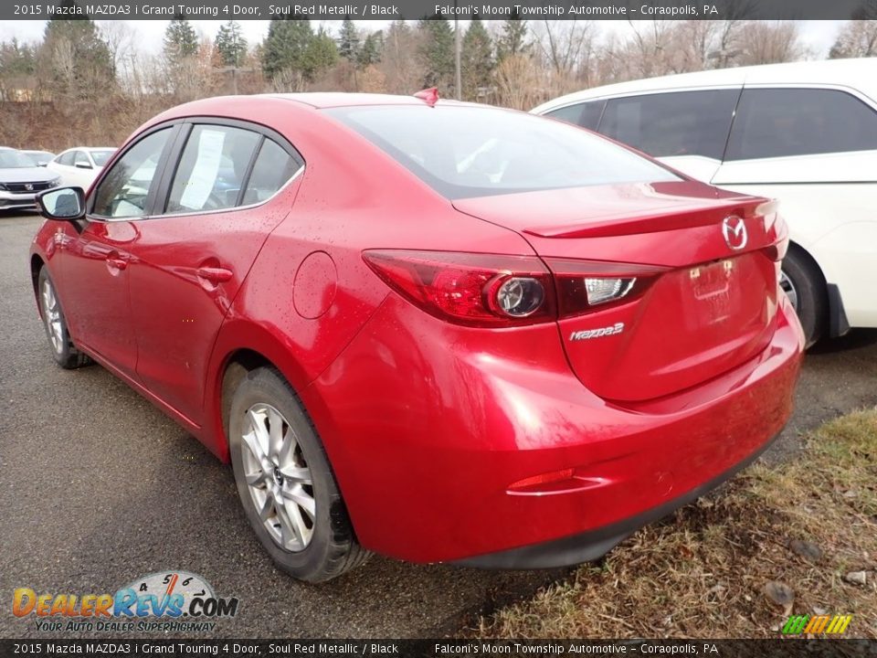 2015 Mazda MAZDA3 i Grand Touring 4 Door Soul Red Metallic / Black Photo #2