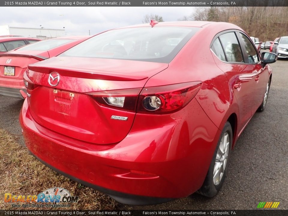 2015 Mazda MAZDA3 i Grand Touring 4 Door Soul Red Metallic / Black Photo #3