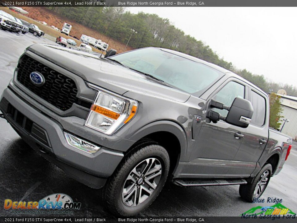 2021 Ford F150 STX SuperCrew 4x4 Lead Foot / Black Photo #29