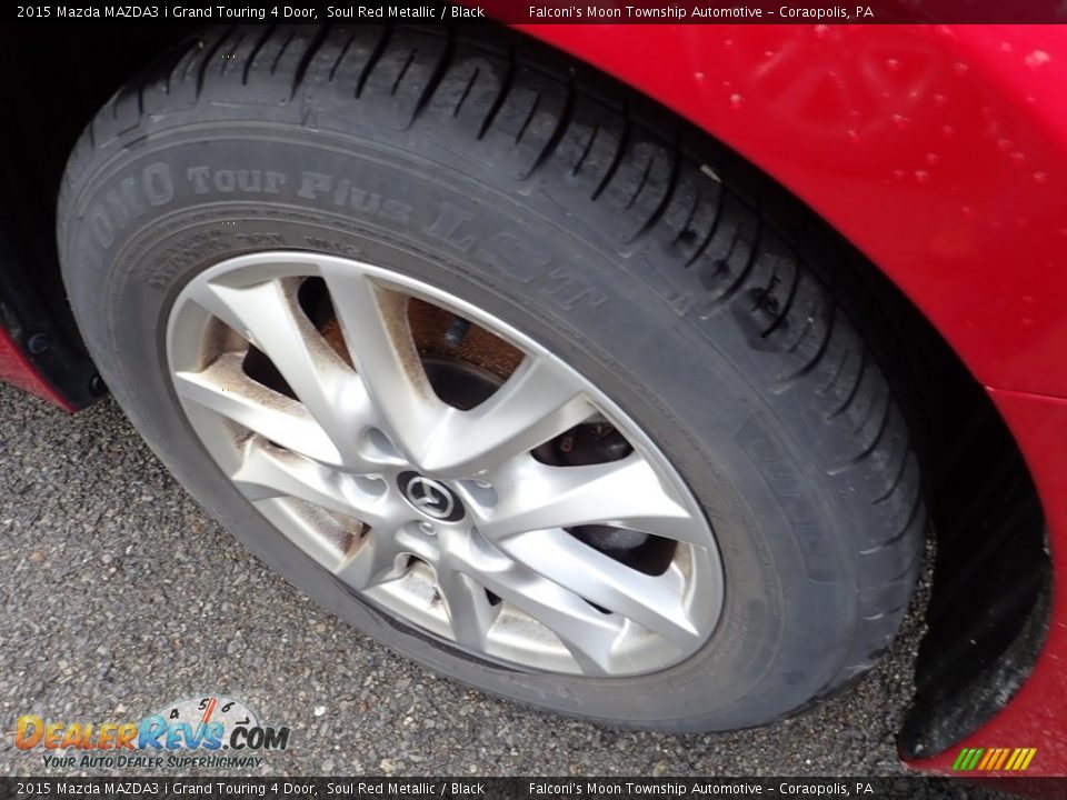 2015 Mazda MAZDA3 i Grand Touring 4 Door Soul Red Metallic / Black Photo #5