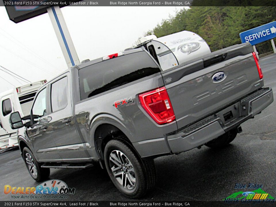 2021 Ford F150 STX SuperCrew 4x4 Lead Foot / Black Photo #32