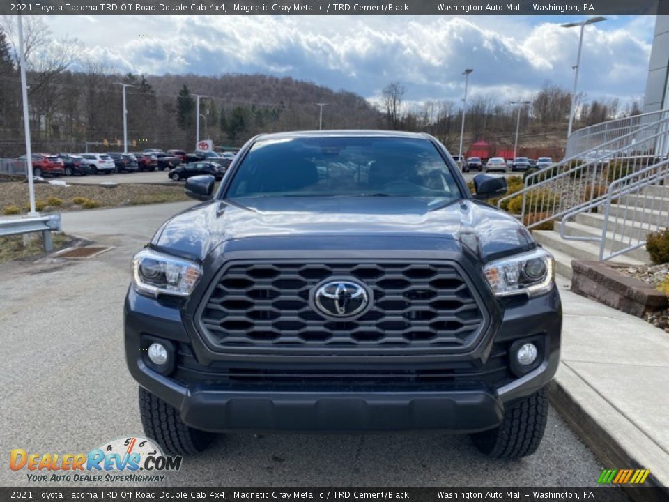 2021 Toyota Tacoma TRD Off Road Double Cab 4x4 Magnetic Gray Metallic / TRD Cement/Black Photo #11