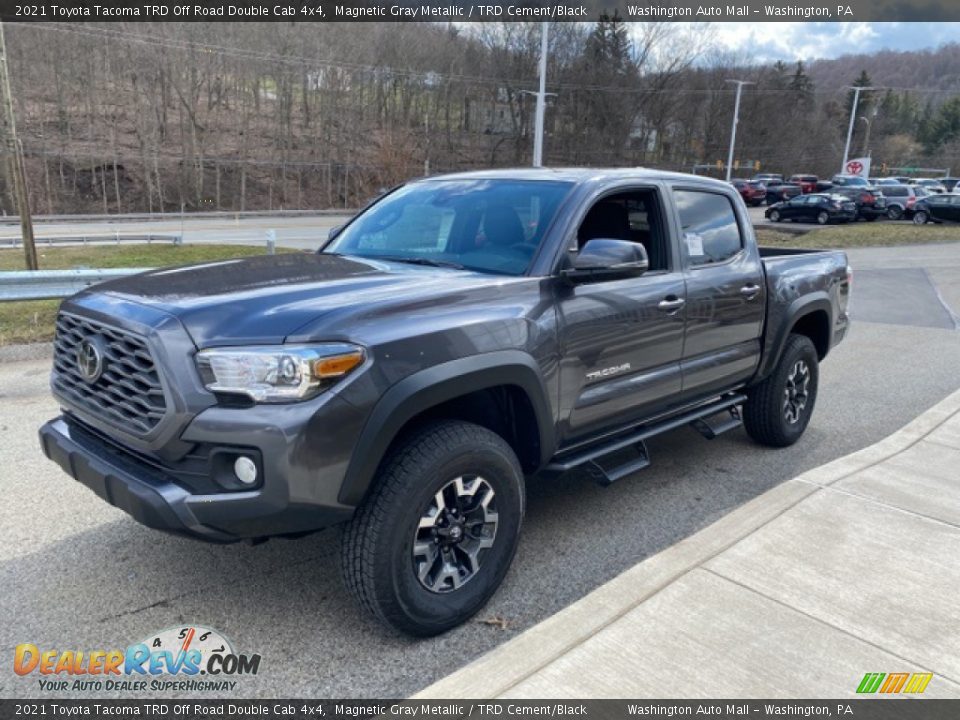 2021 Toyota Tacoma TRD Off Road Double Cab 4x4 Magnetic Gray Metallic / TRD Cement/Black Photo #12