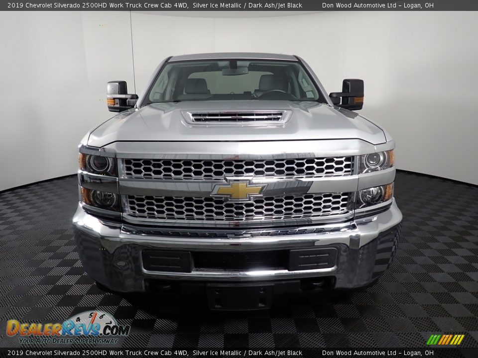 2019 Chevrolet Silverado 2500HD Work Truck Crew Cab 4WD Silver Ice Metallic / Dark Ash/Jet Black Photo #5