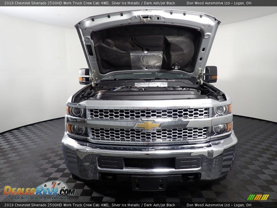 2019 Chevrolet Silverado 2500HD Work Truck Crew Cab 4WD Silver Ice Metallic / Dark Ash/Jet Black Photo #6