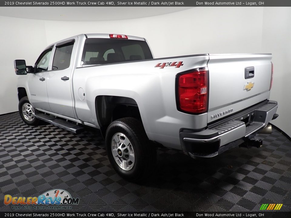 2019 Chevrolet Silverado 2500HD Work Truck Crew Cab 4WD Silver Ice Metallic / Dark Ash/Jet Black Photo #11