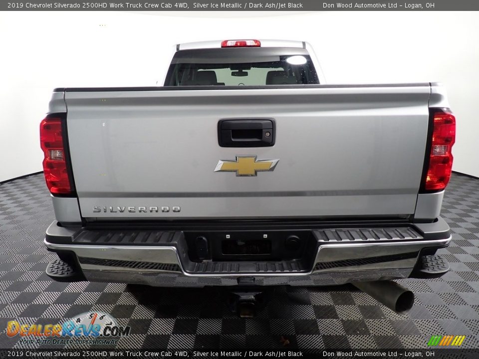 2019 Chevrolet Silverado 2500HD Work Truck Crew Cab 4WD Silver Ice Metallic / Dark Ash/Jet Black Photo #12