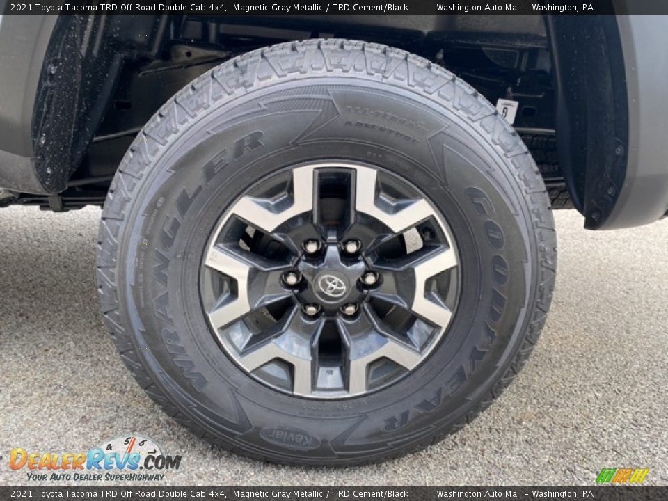 2021 Toyota Tacoma TRD Off Road Double Cab 4x4 Magnetic Gray Metallic / TRD Cement/Black Photo #30