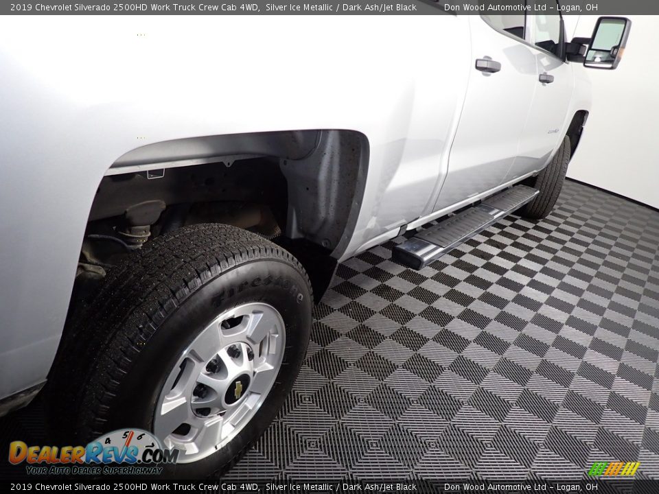 2019 Chevrolet Silverado 2500HD Work Truck Crew Cab 4WD Silver Ice Metallic / Dark Ash/Jet Black Photo #16