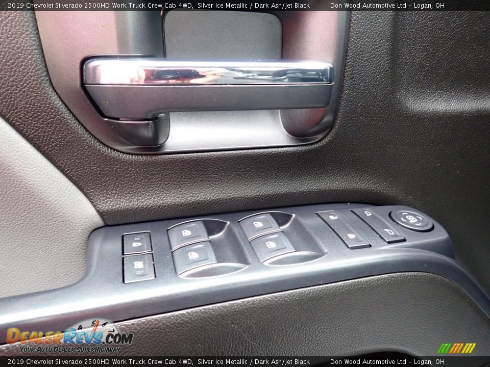 2019 Chevrolet Silverado 2500HD Work Truck Crew Cab 4WD Silver Ice Metallic / Dark Ash/Jet Black Photo #18