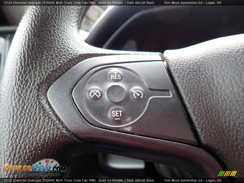 2019 Chevrolet Silverado 2500HD Work Truck Crew Cab 4WD Silver Ice Metallic / Dark Ash/Jet Black Photo #23