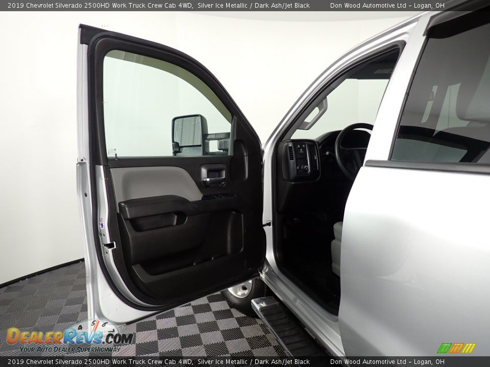 2019 Chevrolet Silverado 2500HD Work Truck Crew Cab 4WD Silver Ice Metallic / Dark Ash/Jet Black Photo #26