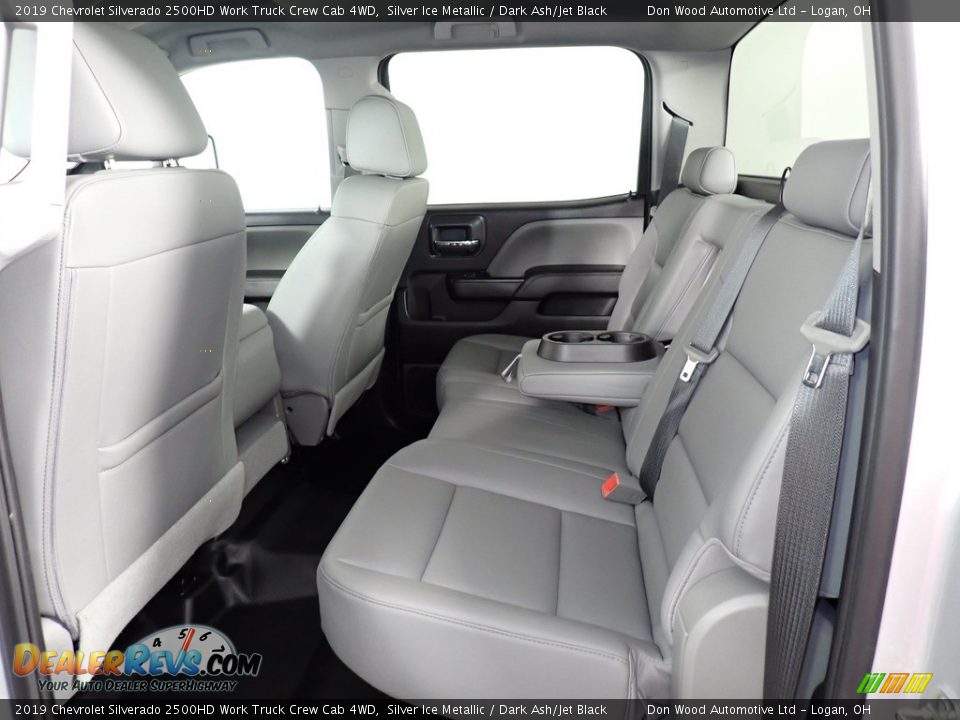 2019 Chevrolet Silverado 2500HD Work Truck Crew Cab 4WD Silver Ice Metallic / Dark Ash/Jet Black Photo #31