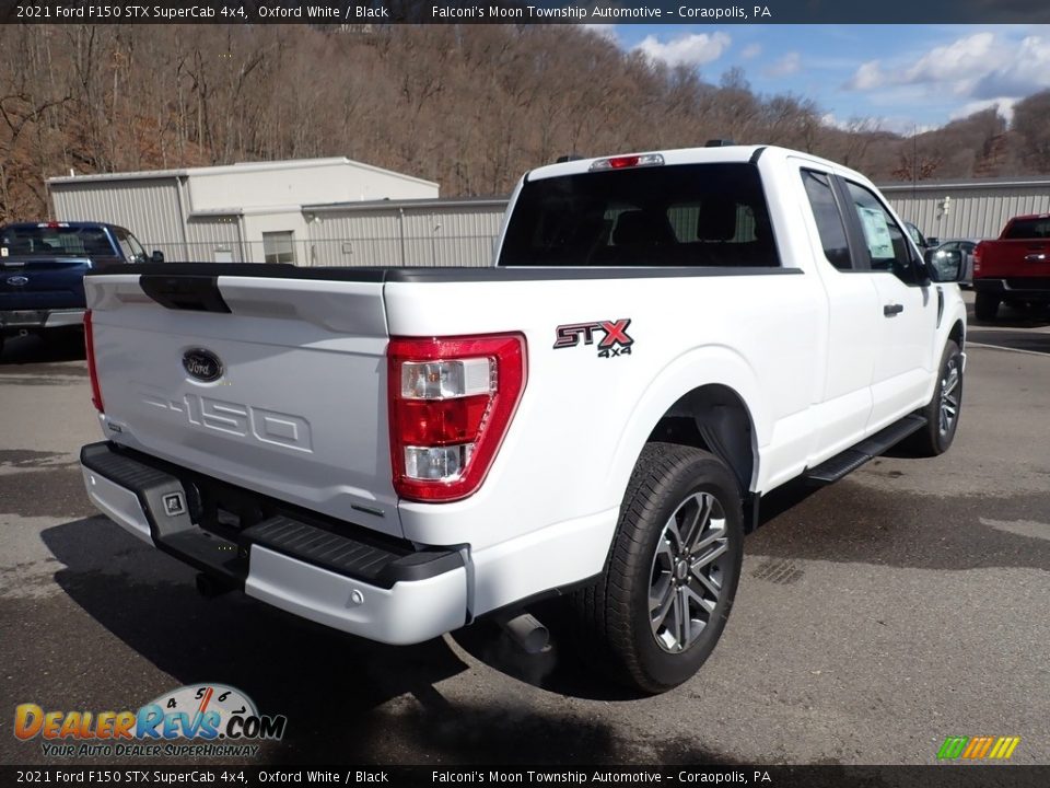 2021 Ford F150 STX SuperCab 4x4 Oxford White / Black Photo #2