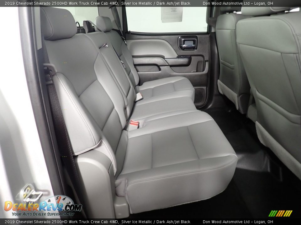 2019 Chevrolet Silverado 2500HD Work Truck Crew Cab 4WD Silver Ice Metallic / Dark Ash/Jet Black Photo #35