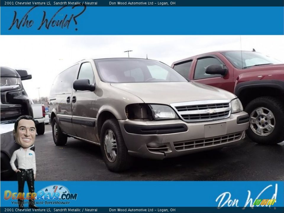 2001 Chevrolet Venture LS Sandrift Metallic / Neutral Photo #1