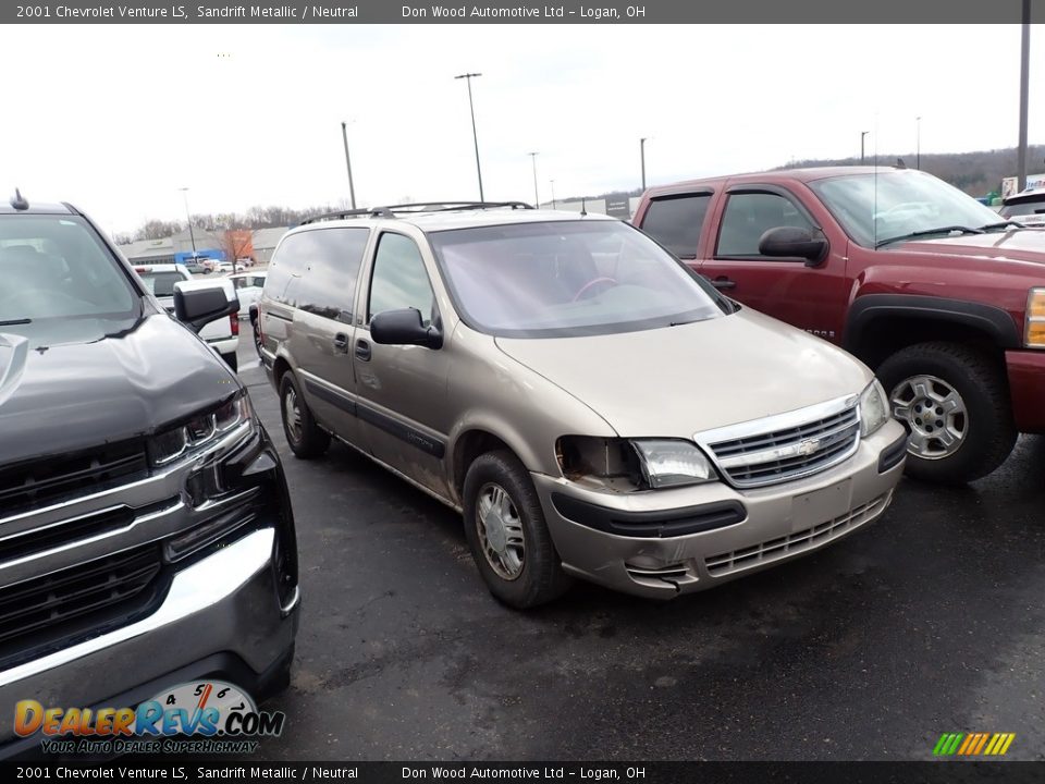 2001 Chevrolet Venture LS Sandrift Metallic / Neutral Photo #2