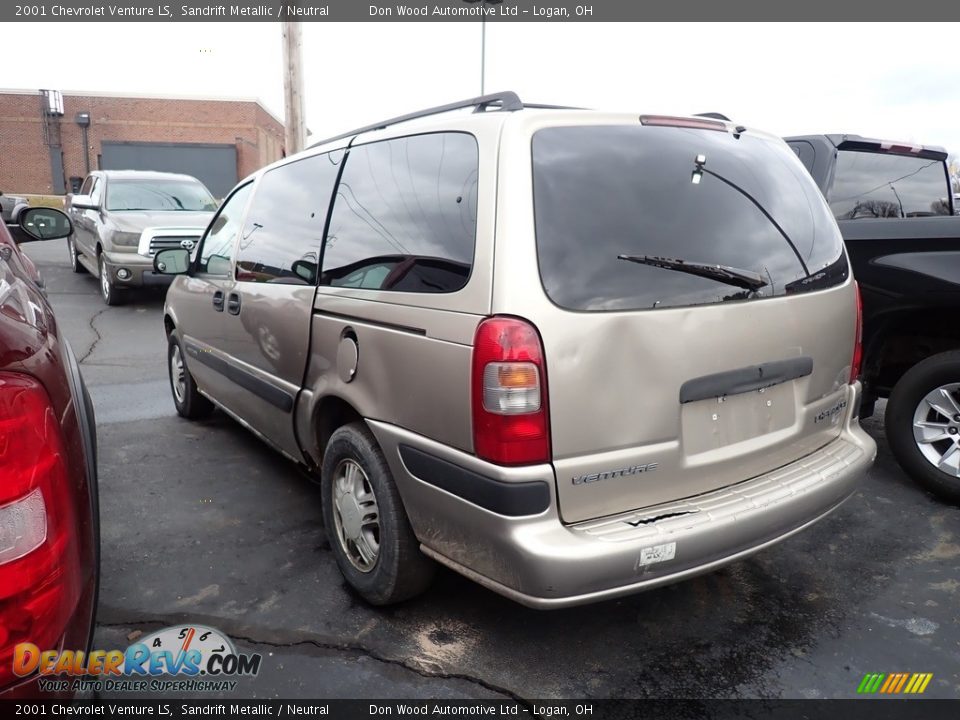 2001 Chevrolet Venture LS Sandrift Metallic / Neutral Photo #8