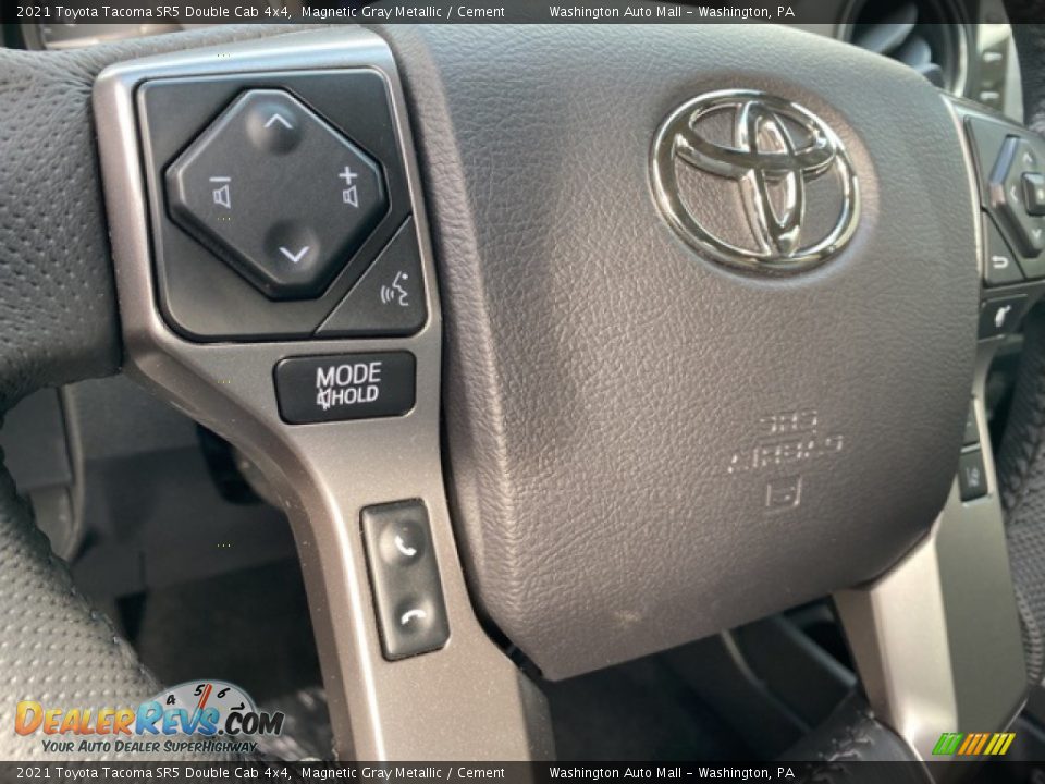 2021 Toyota Tacoma SR5 Double Cab 4x4 Magnetic Gray Metallic / Cement Photo #5
