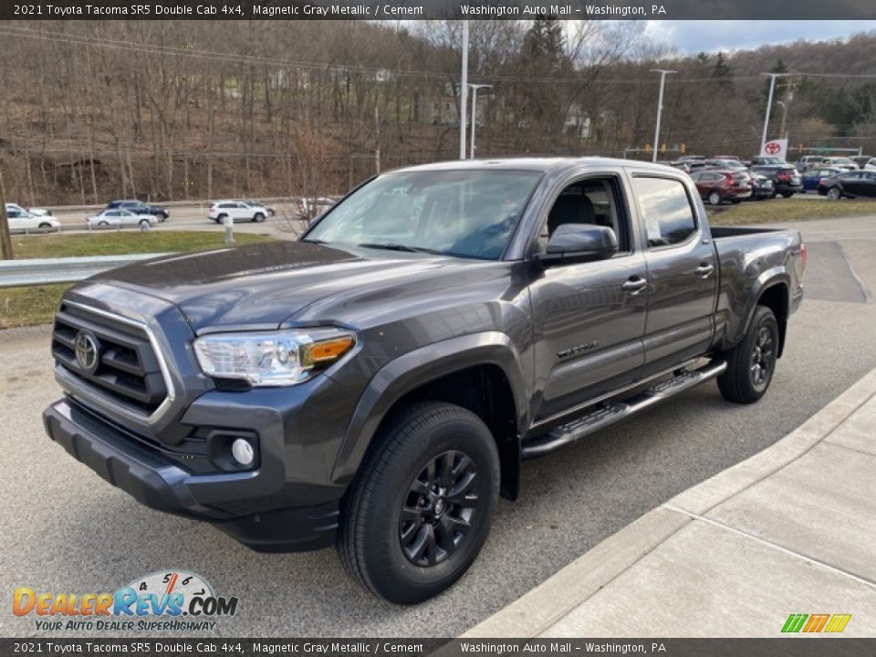 2021 Toyota Tacoma SR5 Double Cab 4x4 Magnetic Gray Metallic / Cement Photo #11