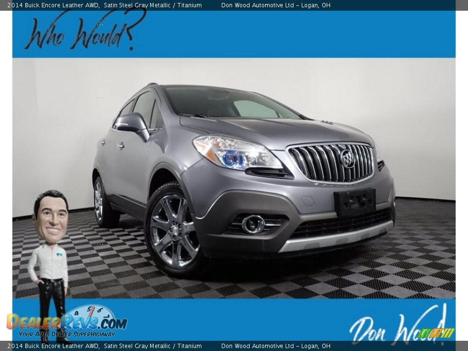 2014 Buick Encore Leather AWD Satin Steel Gray Metallic / Titanium Photo #1