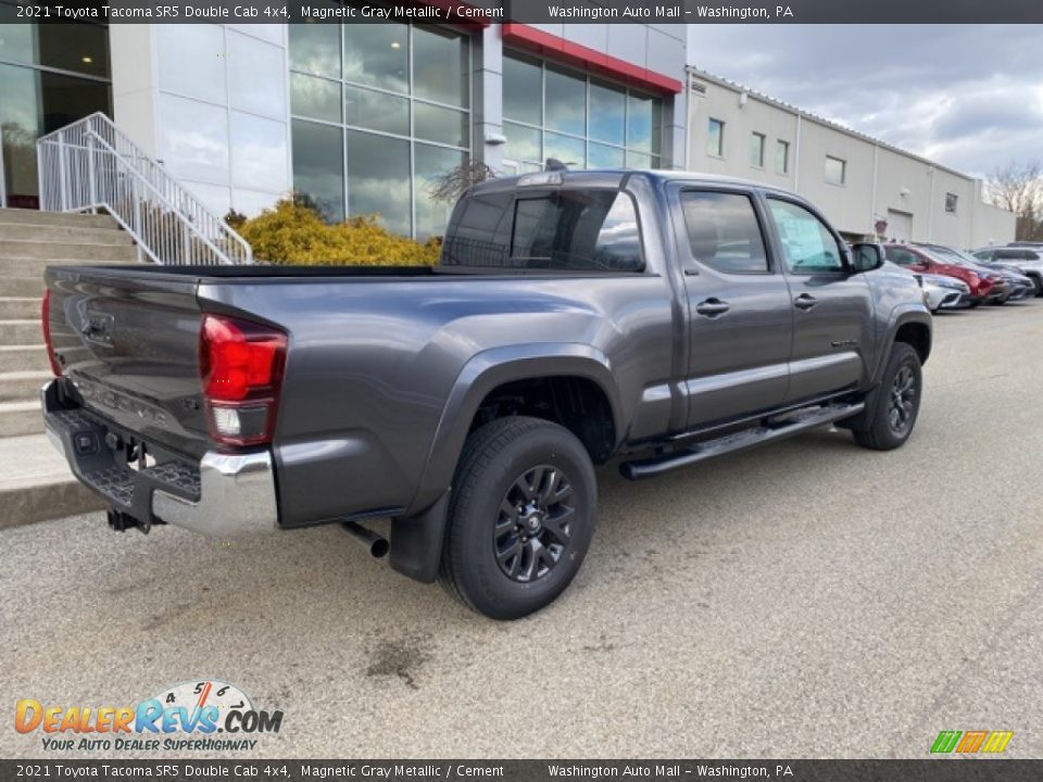 2021 Toyota Tacoma SR5 Double Cab 4x4 Magnetic Gray Metallic / Cement Photo #12