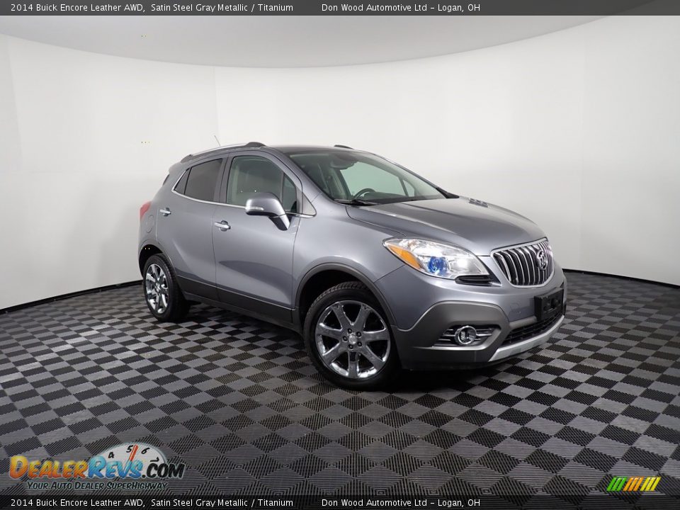 2014 Buick Encore Leather AWD Satin Steel Gray Metallic / Titanium Photo #3