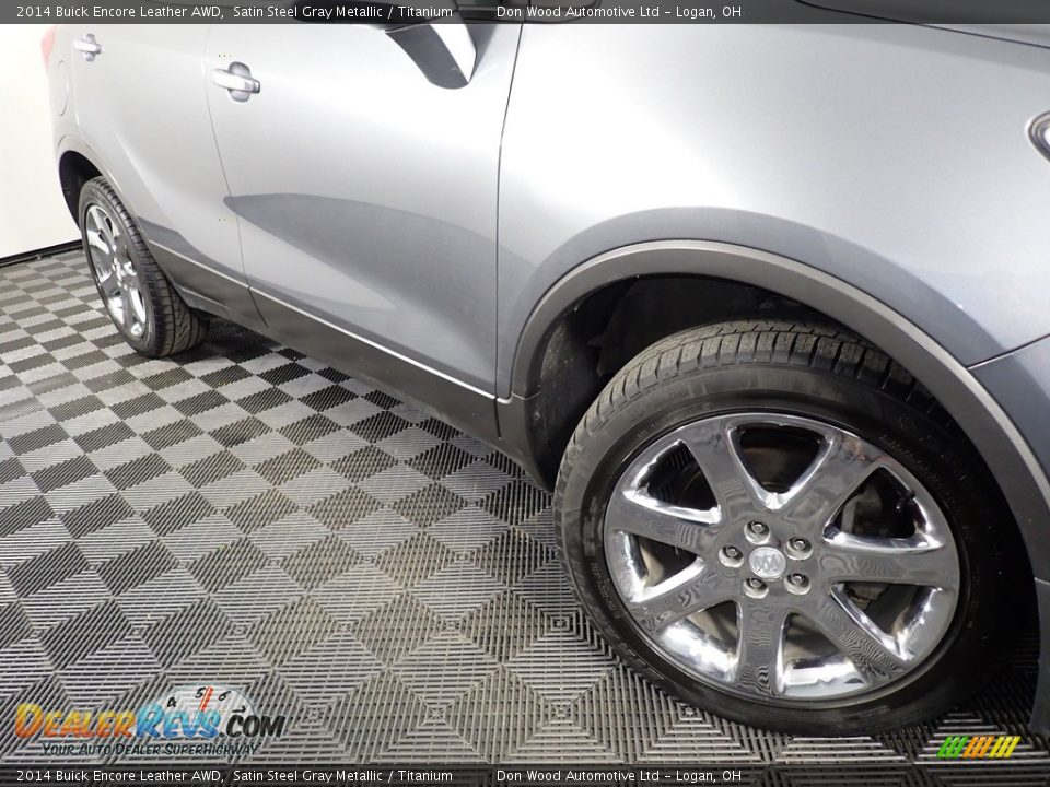 2014 Buick Encore Leather AWD Satin Steel Gray Metallic / Titanium Photo #4