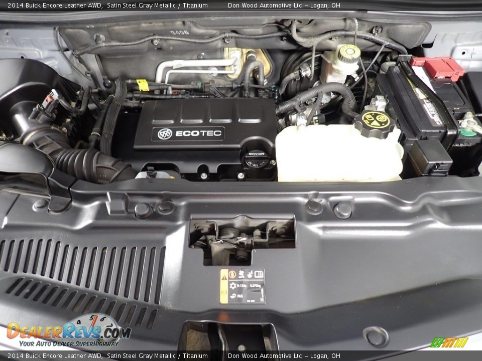 2014 Buick Encore Leather AWD Satin Steel Gray Metallic / Titanium Photo #7