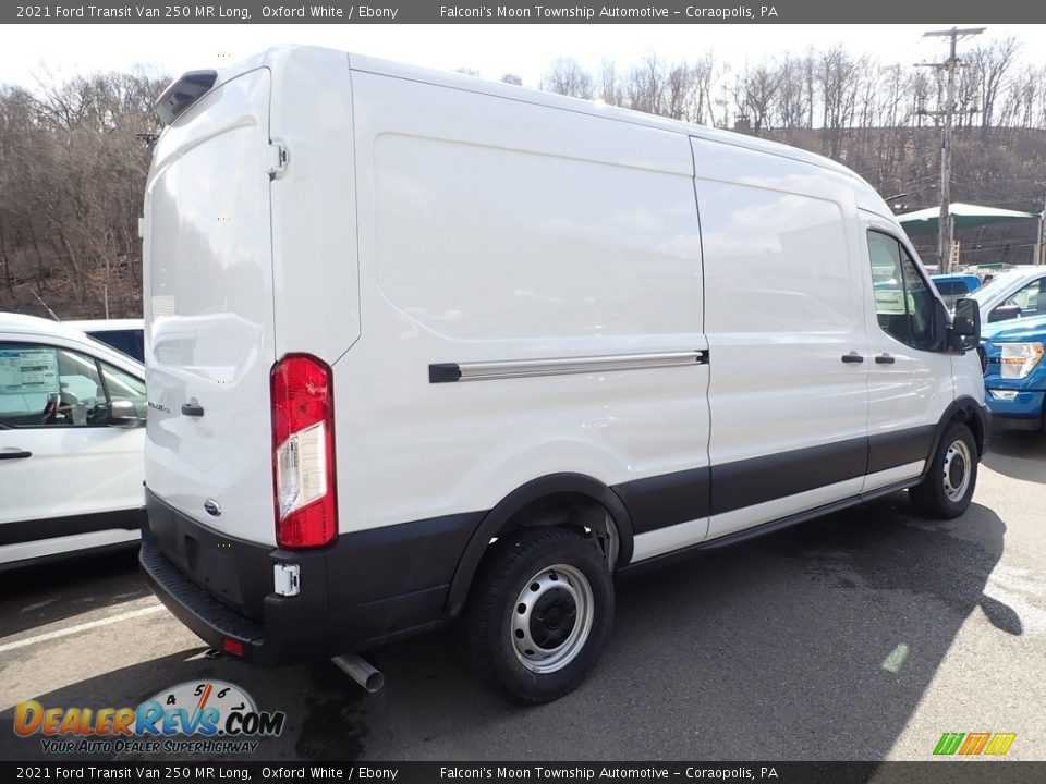 2021 Ford Transit Van 250 MR Long Oxford White / Ebony Photo #2