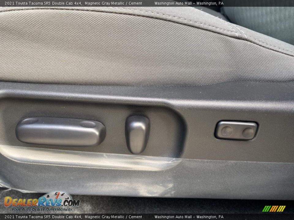 2021 Toyota Tacoma SR5 Double Cab 4x4 Magnetic Gray Metallic / Cement Photo #19