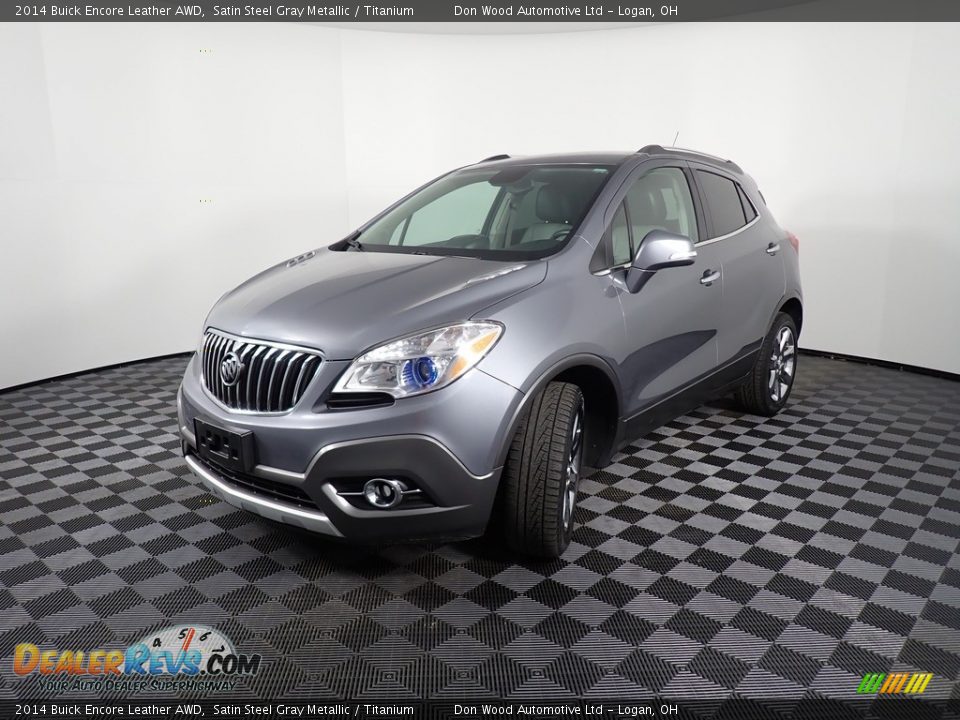 2014 Buick Encore Leather AWD Satin Steel Gray Metallic / Titanium Photo #8