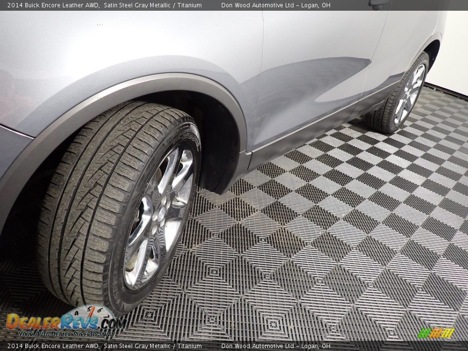 2014 Buick Encore Leather AWD Satin Steel Gray Metallic / Titanium Photo #9