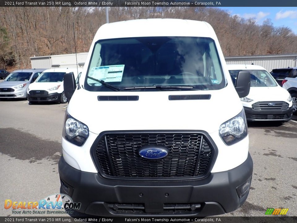 2021 Ford Transit Van 250 MR Long Oxford White / Ebony Photo #4