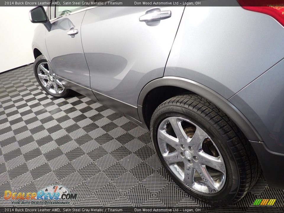 2014 Buick Encore Leather AWD Satin Steel Gray Metallic / Titanium Photo #10