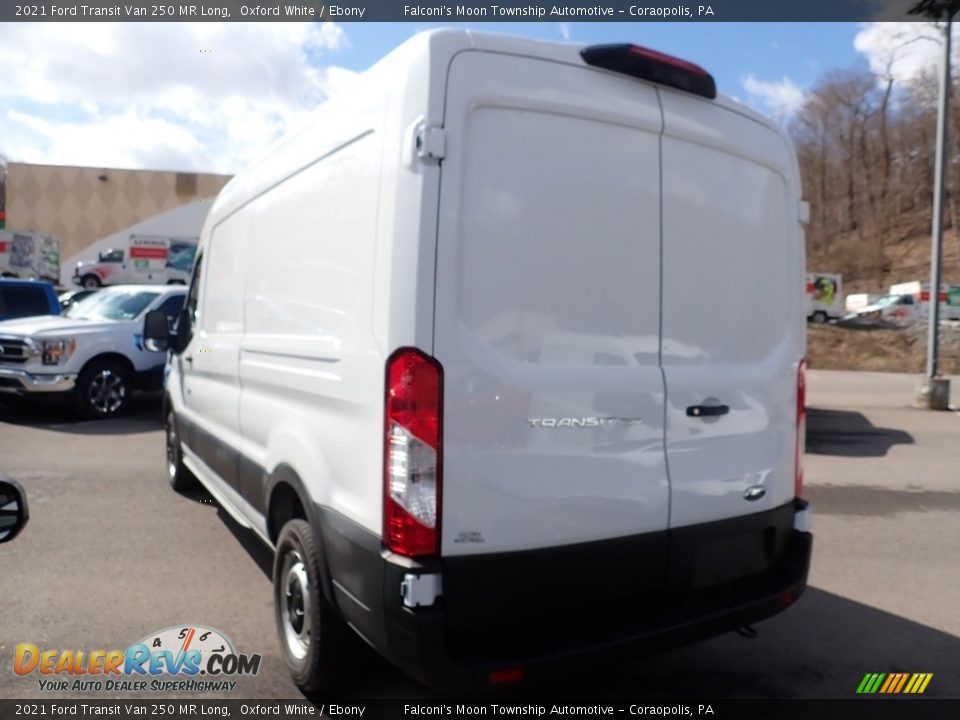 2021 Ford Transit Van 250 MR Long Oxford White / Ebony Photo #6