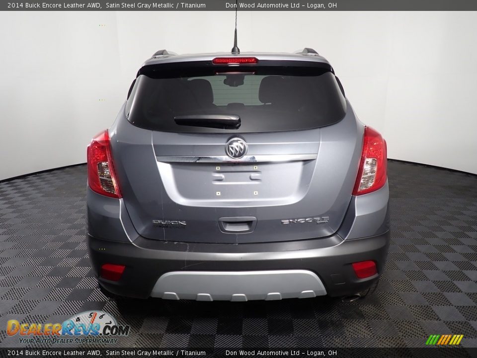2014 Buick Encore Leather AWD Satin Steel Gray Metallic / Titanium Photo #12