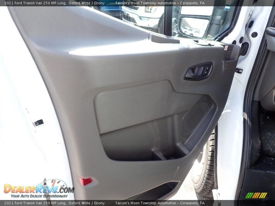 2021 Ford Transit Van 250 MR Long Oxford White / Ebony Photo #8