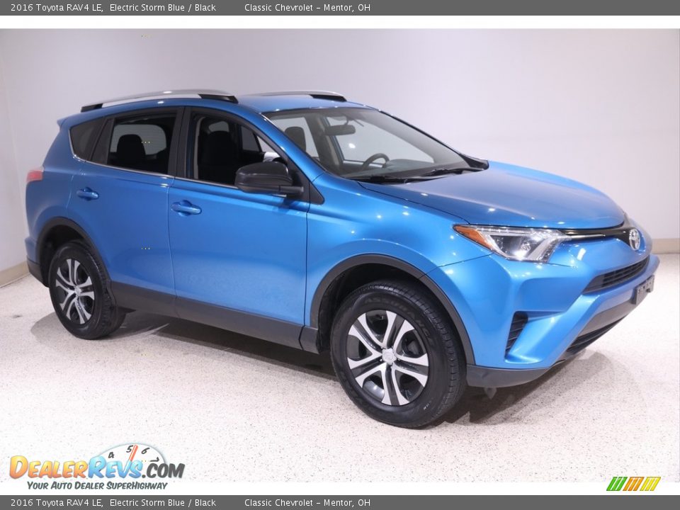 2016 Toyota RAV4 LE Electric Storm Blue / Black Photo #1