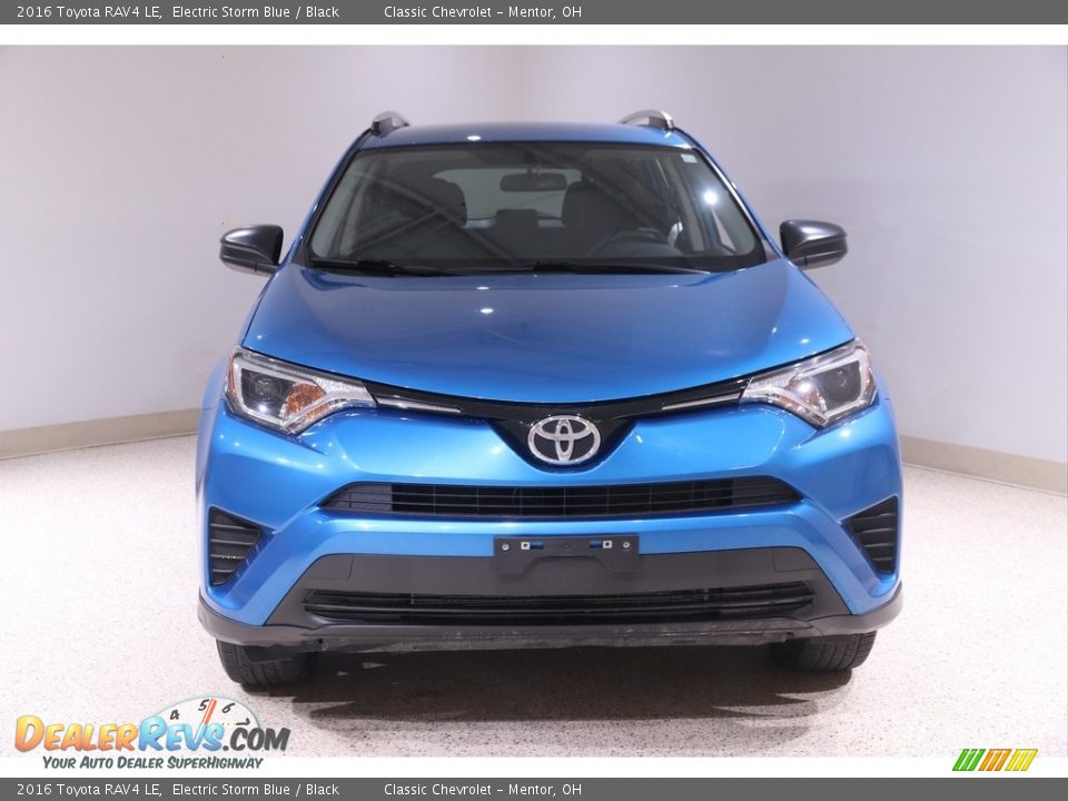 2016 Toyota RAV4 LE Electric Storm Blue / Black Photo #2