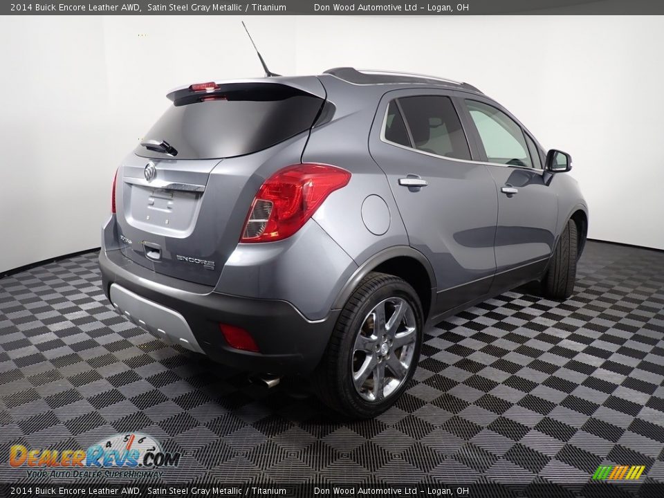 2014 Buick Encore Leather AWD Satin Steel Gray Metallic / Titanium Photo #15
