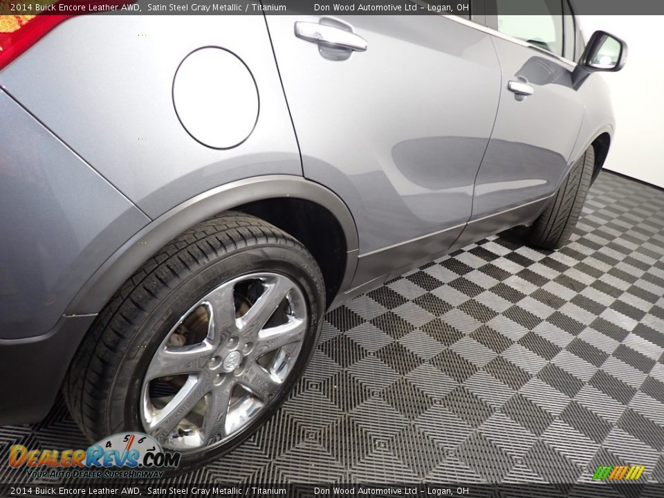 2014 Buick Encore Leather AWD Satin Steel Gray Metallic / Titanium Photo #16