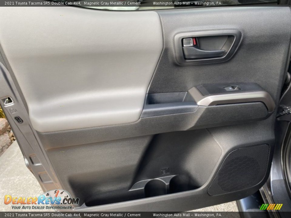 2021 Toyota Tacoma SR5 Double Cab 4x4 Magnetic Gray Metallic / Cement Photo #28