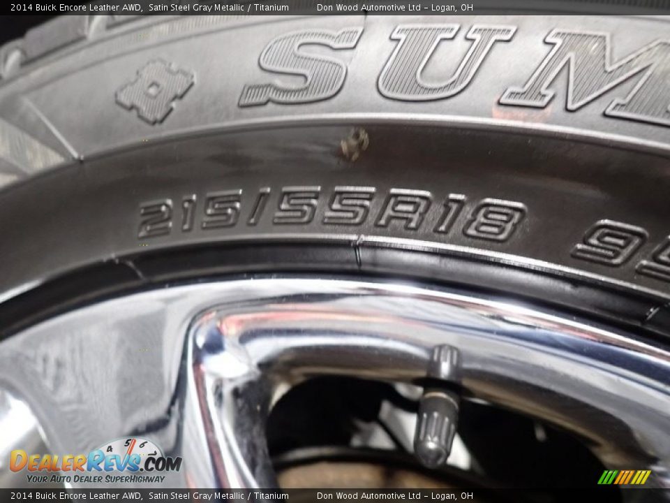 2014 Buick Encore Leather AWD Satin Steel Gray Metallic / Titanium Photo #17