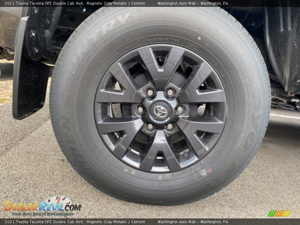 2021 Toyota Tacoma SR5 Double Cab 4x4 Magnetic Gray Metallic / Cement Photo #29