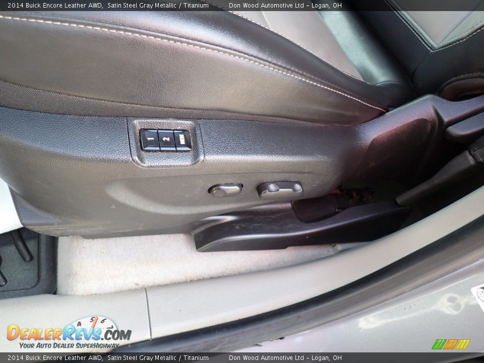 2014 Buick Encore Leather AWD Satin Steel Gray Metallic / Titanium Photo #20