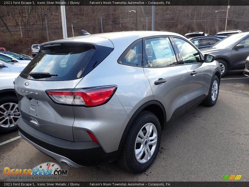 2021 Ford Escape S Iconic Silver Metallic / Ebony Photo #2