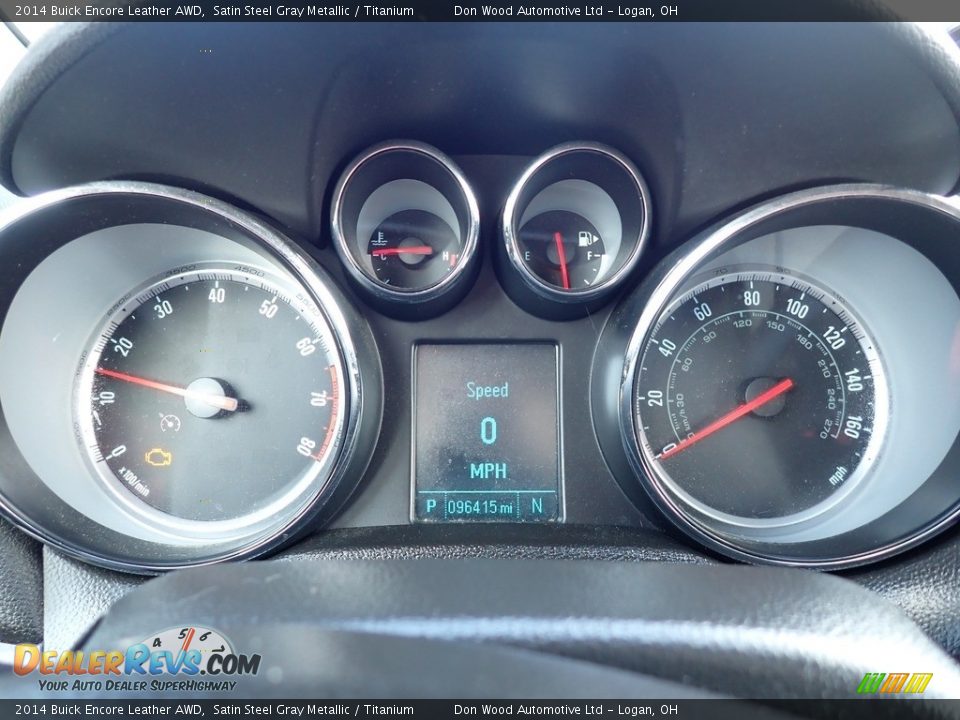 2014 Buick Encore Leather AWD Satin Steel Gray Metallic / Titanium Photo #21